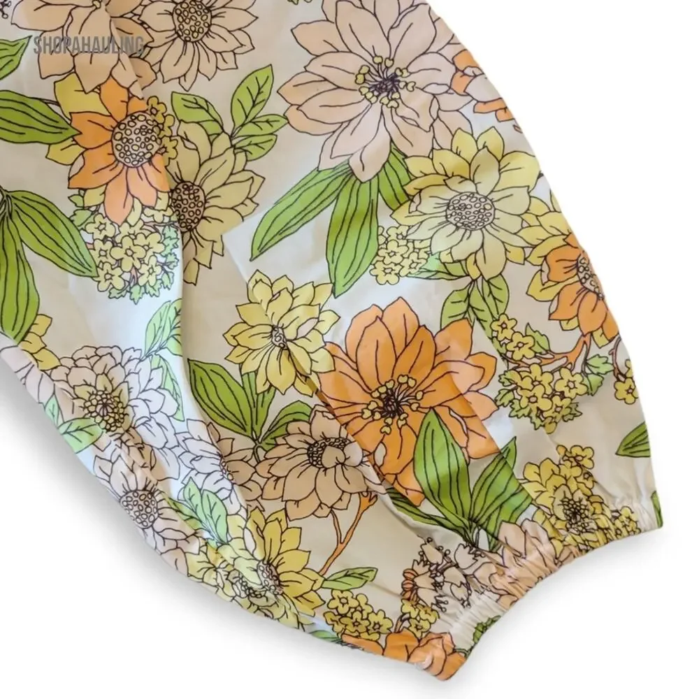 J. Crew floral blouse Size 10